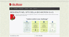 Desktop Screenshot of bio-micron.com