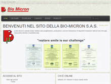 Tablet Screenshot of bio-micron.com